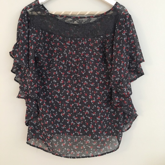 Flowy Red, White, and Blue Vanity Top - Picture 2 of 5